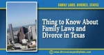 Family Laws And Divorce In Texas 1